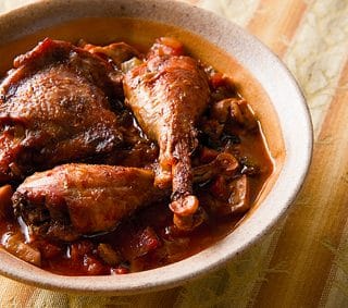 Pheasant Cacciatore