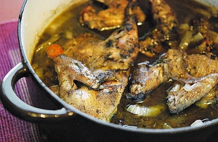 partridge or pheasant escabeche recipe