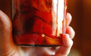 how to preserve red peppers