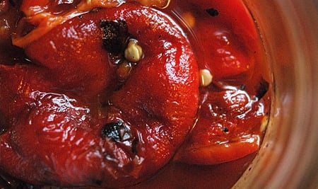 preserved roasted peppers
