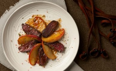 duck breast with apples recipe