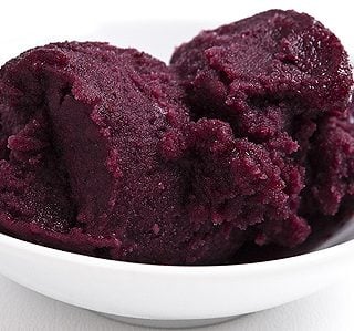 Mulberry sorbet