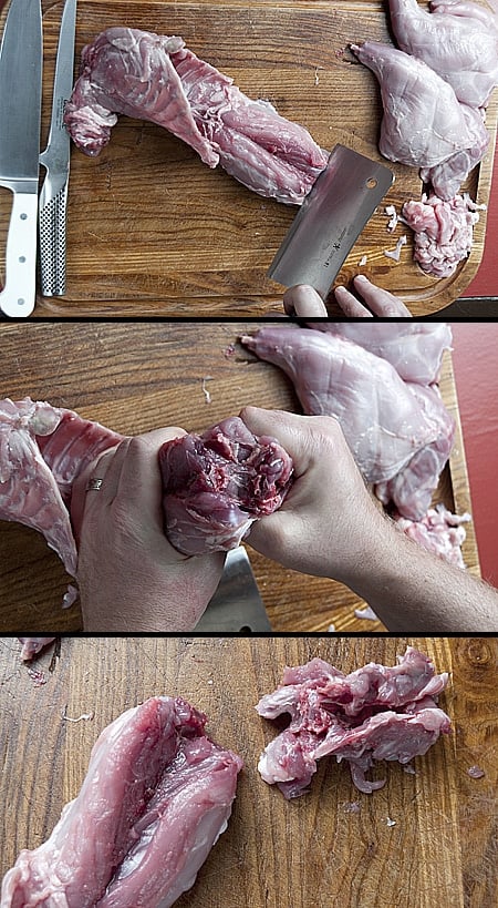 How to cut up a rabbit