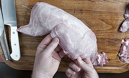 how to butcher a rabbit