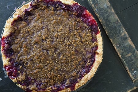 Wild plum pie