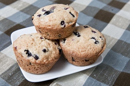 huckleberry muffins