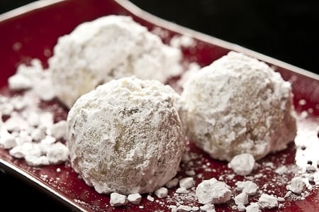 black walnut snowball cookies 