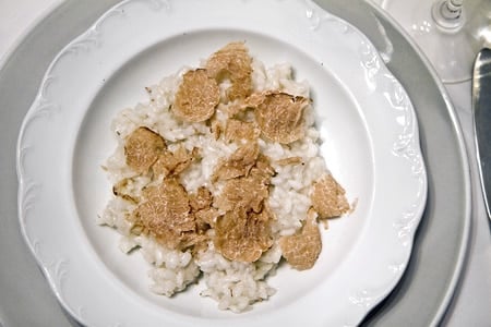 Oregon white truffle risotto