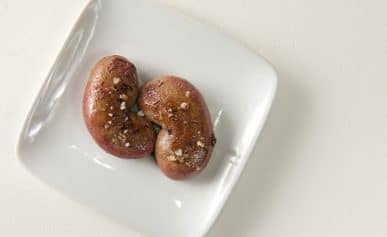 seared venison kidneys