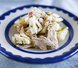 pheasant-salad with fennel