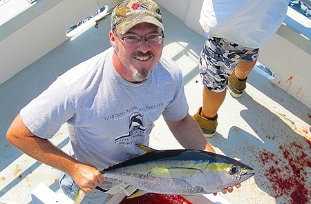 Hank Shaw with a tuna