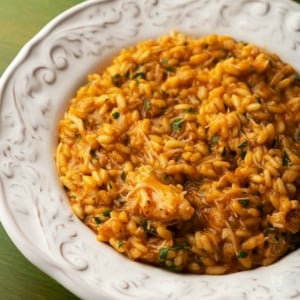 crab risotto recipe