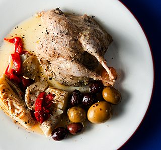 Greek preserved quail recipe