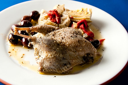 Greek quail recipe