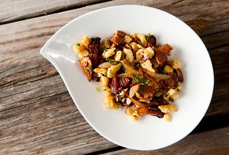 chanterelle spaetzle recipe