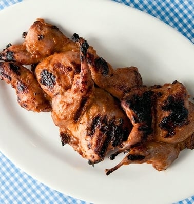 Barbecued quail recipe