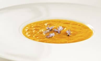 squash soup with bacon recipe