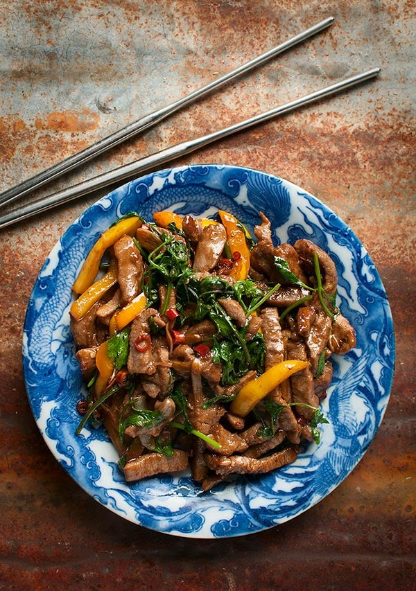 venison stir fry