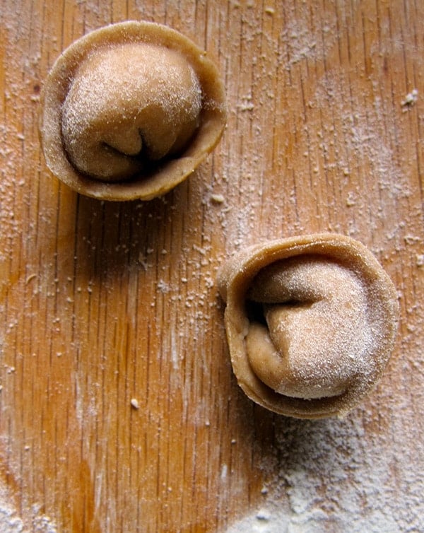 uncooked cappelletti pasta