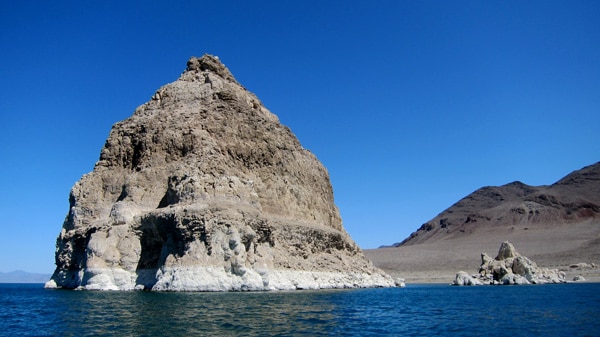 The pyramid for which Pyramid Lake is called. 