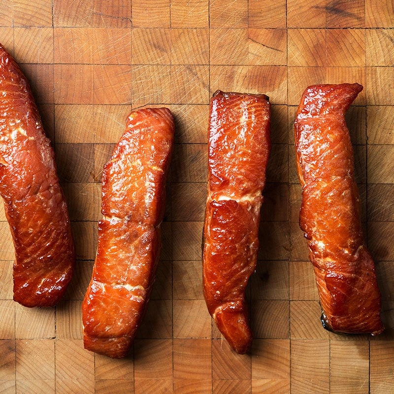 Salmon Candy Wild Smoked Salmon From British Columbia Canada Sweet And  Smokey Gourmet Fish (1 lbs)