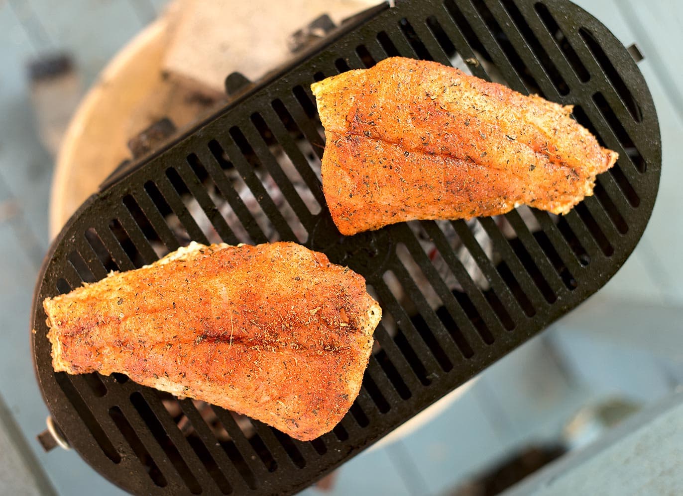 Grilled Redfish on the Half Shell - Redfish on the Halfshell