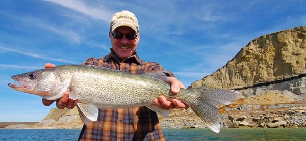 Hank Shaw with a walleye