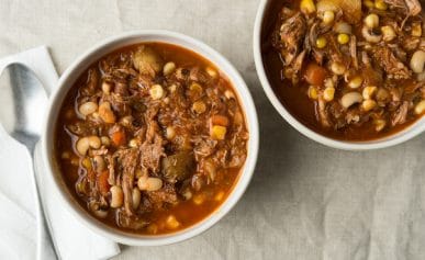 two bowls of kentucky burgoo