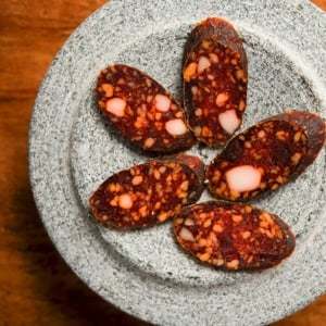 Hungarian paprika salami