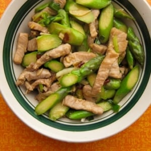 pork with asparagus stir fry