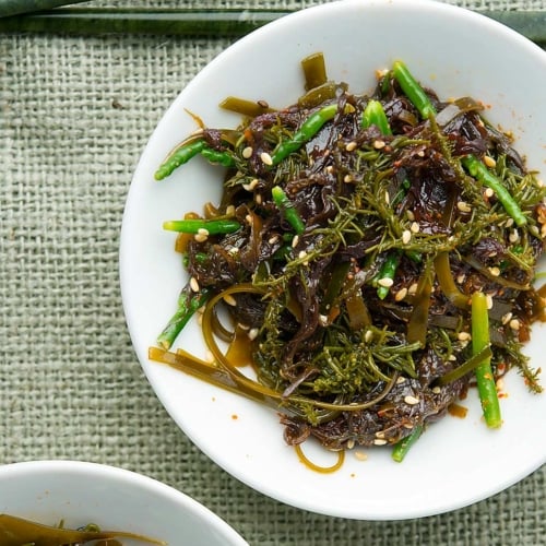 Edible seaweed used in japanese clearance cooking