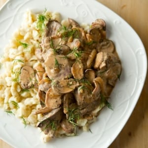 venison stroganoff recipe