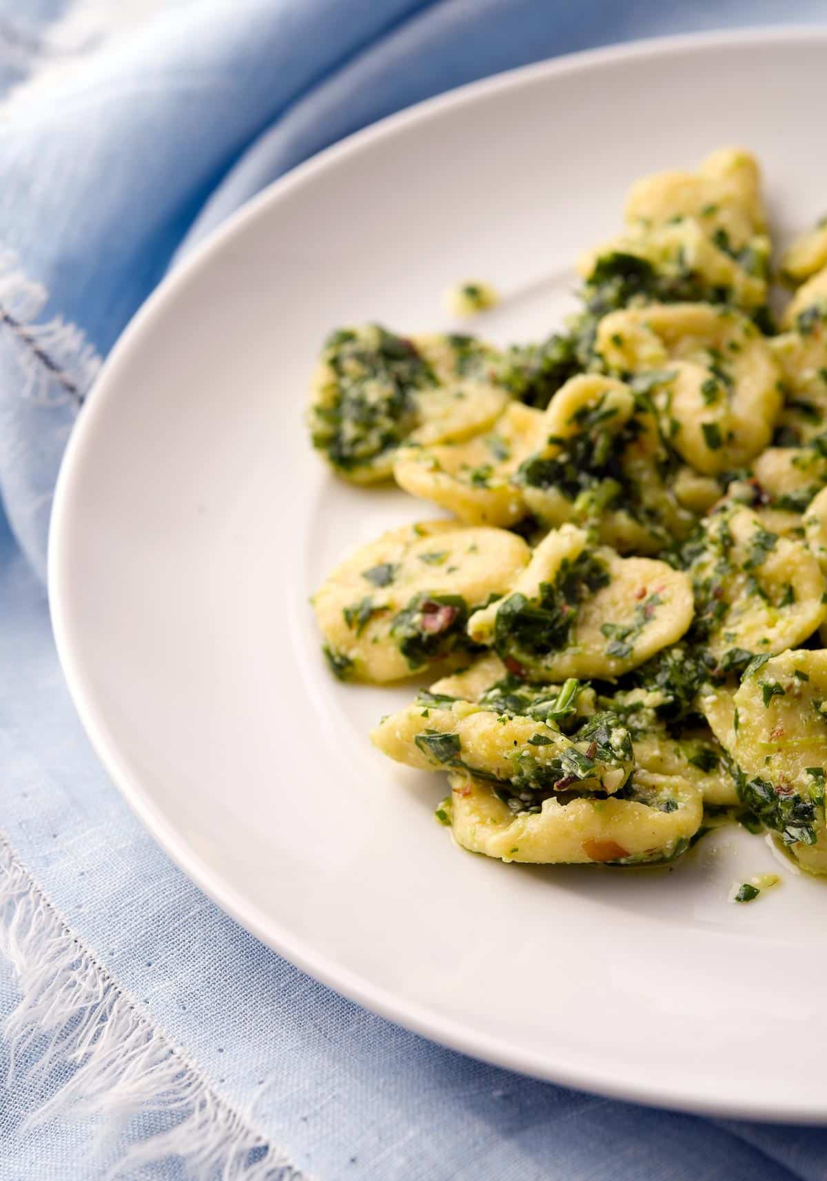 Arugula Pesto with Pasta