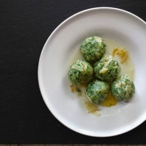 Italian spinach dumplings