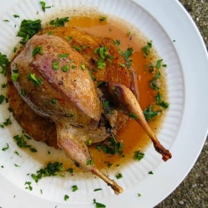 Roast Woodcock with apple recipe