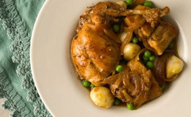 Braised rabbit with garlic recipe