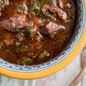 Mexican chocolomo stew