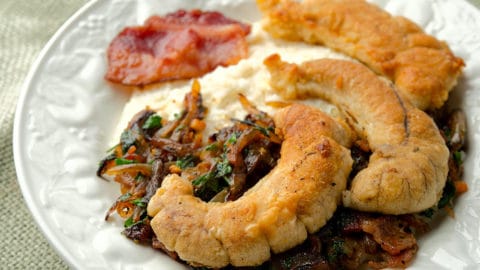 Shad Roe With Bacon And Grits Hunter Angler Gardener Cook