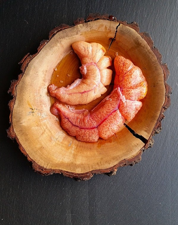 raw shad roe