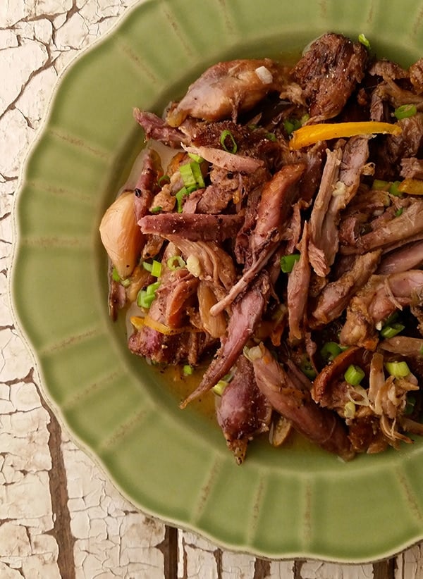 Shredded Goose With Lemon A Spanish Shredded Goose Recipe