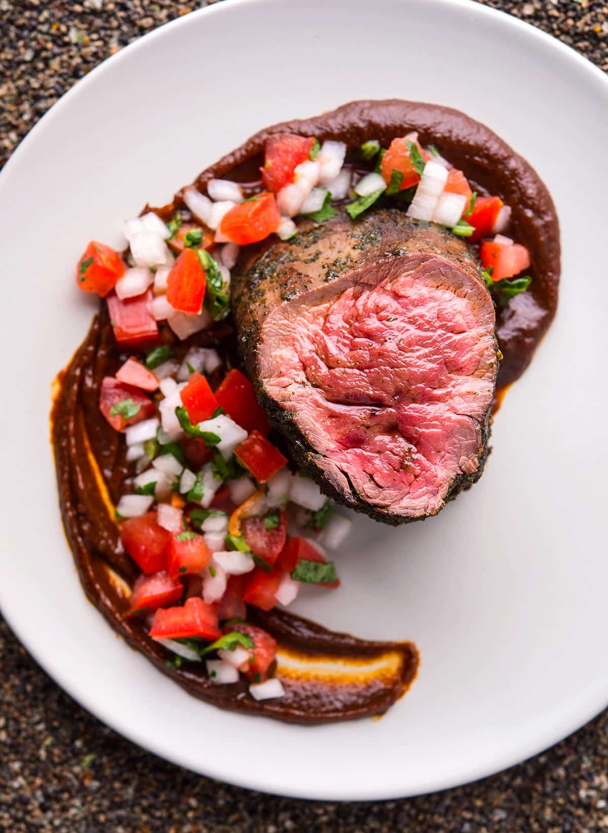 Elk Tenderloin With Ancho Sauce Recipe