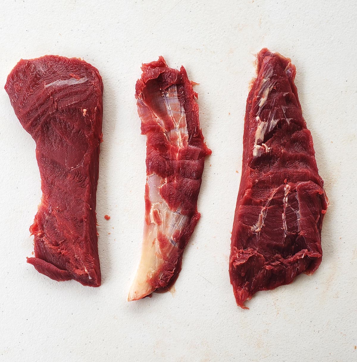 Flat iron steak cut from the blade roast. 