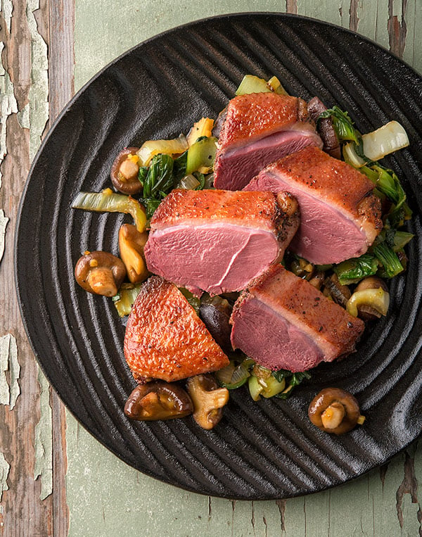 Smoked Duck with a Brown-Sugar-and-Soy Glaze