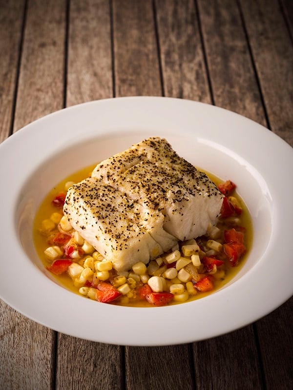 Butter poached tripletail recipe