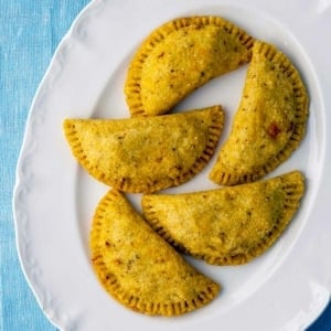 A plate of Mexican empanadas