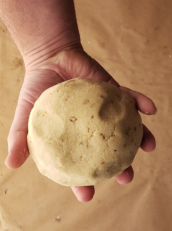 masa dough for homemade corn tortillas