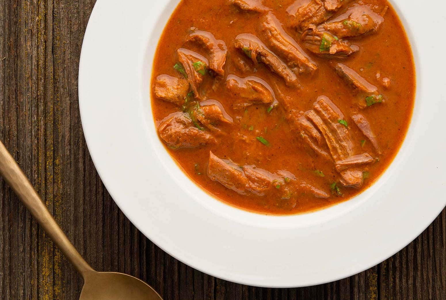 Guatemalan turkey soup in a bowl