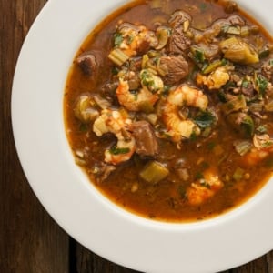 finished okra gumbo recipe