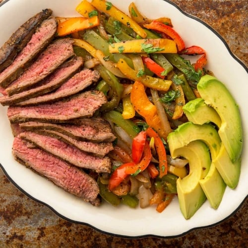 Flank Steak Fajitas Recipe - Kitchen Swagger