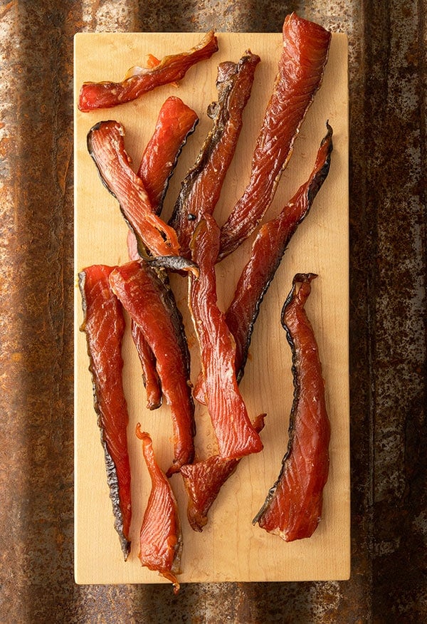 Salmon Jerky in a Weston Dehydrator